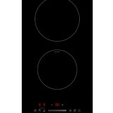 Plita incorporabila Heinner HBHI-M2ZBSTC, Inductie, 2 zone de gatit, Control touch-glisare, Timer, Sticla Neagra