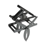 Capcana otel tip cleste cu falci zimtate pentru cartite, popandai si soareci de camp 30x15x20cm
