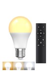 Bec LED E27 cu telecomandă, lămpi LED de 9W echivalente cu 60W, bec LED E27 dimabil