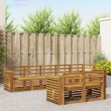 vidaXL Seturi de canapele 8 pcs natural Lemn Solid de Acacia 3375014