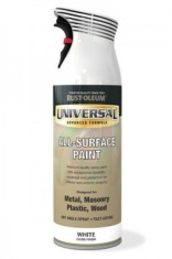 Vopsea Spray Universal Alb Lucios 400ml