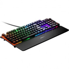 Tastatura Mecanica Gaming SteelSeries Apex 7, RGB, Red Switch, Layout US (Negru)