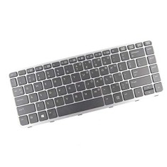 Tastatura laptop noua HP Elitebook Folio 1040 G1 Silver Frame Black US