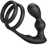 Anal Toys-Marshall Inel pentru Penis cu Dop Anal Vibrator si
