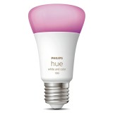 Bec inteligent LED Philips Hue clasic A19 E27 9W 1100 lm lumina calda / rece / RGB, Wi-Fi, dimabil