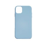 Husa silicon soft-touch compatibila cu Apple IPhone 11, Milky Blue, ALC MOBILE