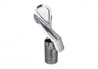 Capac terminal cos de fum rotativ din inox ,diametru 160 mm