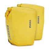 Set 2 genti bicicleta Thule Shield Pannier 25L impermeabile, galben