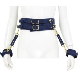 Centura Waist Belt with Handcuffs Bleumarin