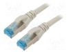 Cabluri patch SF/UTP 5e litat CCA PVC gri 1m 26AWG DIGITUS