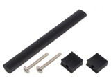Manetă Aluminiu Negru Mat 30,5mm x 148mm x 15,5mm