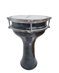 Tarabana Masterwork Aluminium Coloured Marble BK Negru - Darbuka
