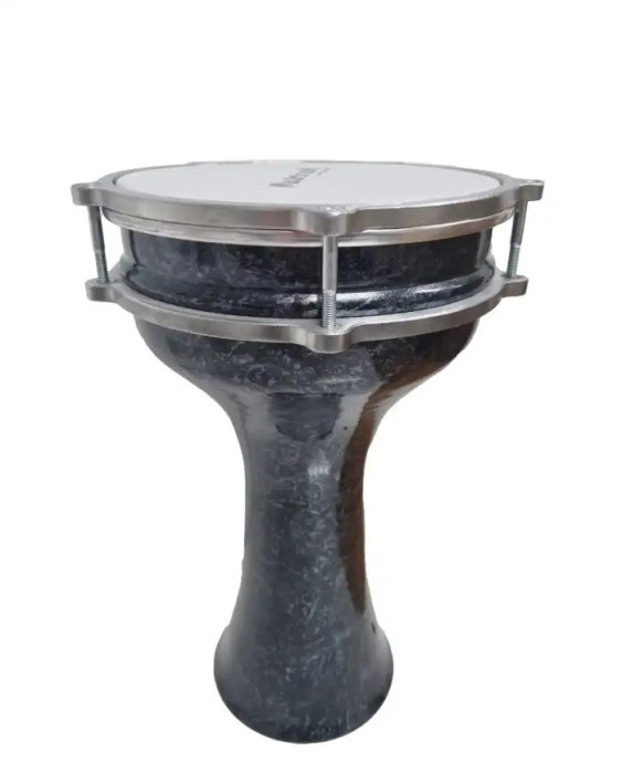 Tarabana Masterwork Aluminium Coloured Marble BK Negru - Darbuka