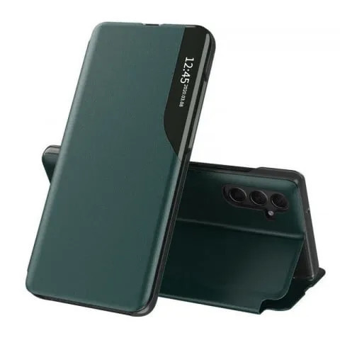 Husa Tip Carte Samsung Galaxy S24 Plus Verde TCHEFD