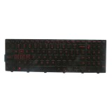 Tastatura Laptop Dell Inspiron 3552 iluminata rosu