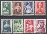UNGARIA 1953 COSTUME TRADITIONALE SERIE MNH