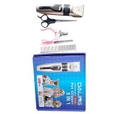 Mașină tuns animale profesională 5 &icirc;n 1, acumulator lithium, reglaj 0.8&ndash;2.0 mm, set complet accesorii