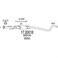 Filtru de particule , funingine PDF Opel Zafira B (a05) 1.9 CDTI MTS - 17.00018 foto