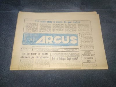 ZIARUL ARGUS 6 IANUARIE 1993 foto