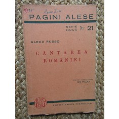 CANTAREA ROMANIEI - ALECU RUSSO. PAGINI ALESE NR.21