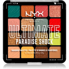 NYX Professional Makeup Ultimate Shadow Palette fard ochi culoare Paradise Shock 16 buc
