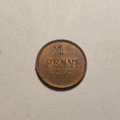 Finlanda 1 Penni 1907 Unc