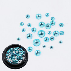 Cristale Swarovski pentru nail art 1-5mm - Albastru foto