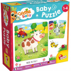 Puzzle baby, Lisciani, Animalute de la ferma, 24 piese