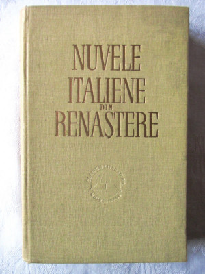 &amp;quot;NUVELE ITALIENE DIN RENASTERE&amp;quot;, 1964. Prefata de Zoe Dumitrescu-Busulenga foto