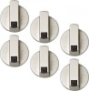 Set 6 Butoane Aragaz Universal Argintiu - Accesorii Aragaz