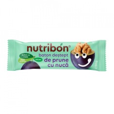 Baton vegan de prune cu nuca fara gluten &quot;nutribon&quot; 30gr transilvania nuts