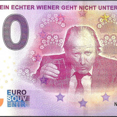!!! 0 EURO SOUVENIR - AUSTRIA , SERIALUL ,, EIN ECHTER WIENER "" - 2021.1 - UNC