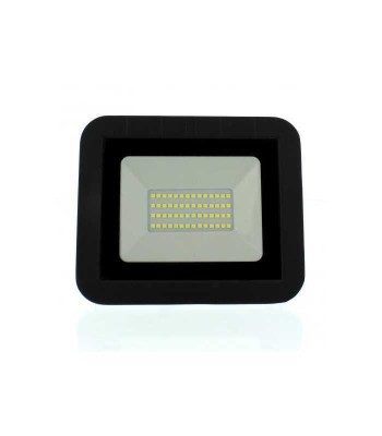 Proiector LED 30W 2400lm IP65 6500K alb rece carcasa aluminiu negru Well foto