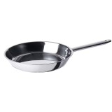 Tigaie universala din inox, interior rotunjit, 28 cm, maner de agatat