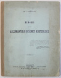 MEMORIU ASUPRA ASEZAMANTULUI BISERICII KRETZULESCU de EM . E . KRETZULESCU , 1906 , DEDICATIE*