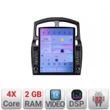 Navigatie HHyundai Santa Fe 2000-2006 ecran tip TESLA 9.7&quot; cu Android Radio Bluetooth Internet GPS WIFI 2+32 DSP Quad C CarStore Technology