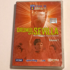 DVD fotbal Drumul spre Sevilia (meciul STEAUA BUCURRESTI - VOLUMUL 1)