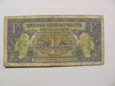 CY - Shilling 1946 Marea Britanie armata / British Armed Forces foto