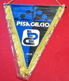 Fanion fotbal - PISA CALCIO (Italia) - folie de protectie si dimensiuni mari 37X27 cm