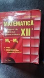 Matematica. Culegere de probleme pentru clasa a XII-a M1 M2 - Ilie Petre Iambor, Victor Niclae, Dumitru Gheorghiu