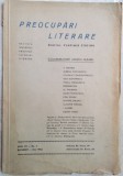 REVISTA PREOCUPARI LITERARE,Dir.VLADIMIR STREINU/nr.5/1942(T.Arghezi/D.Stelaru+)