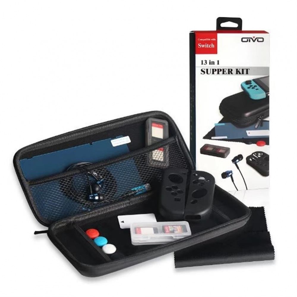 13 in 1 Super kit Accesorii si husa de transport consola Nintendo Switch |  Okazii.ro