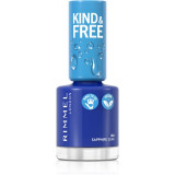 Rimmel Kind &amp; Free lac de unghii culoare 169 Sapphire Soar 8 ml