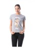 K297-18 Tricou cu maneca scurta si model colorat, M, S/M