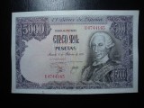 SPANIA 5000 PESOS 1976 VF +