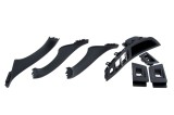 Set manere usa fata interior Bmw Seria 5 F10, F11 2009-, Negru -7 Piese, NTY EWS-BM-035