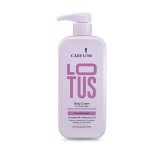 Careline Crema de corp Lotus Bouquet 500 ml, cu acid hialuronic, unt de shea, pentru pielea uscata, hidratare profunda, hranire, catifelare