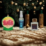 Cumpara ieftin Winter Elegance , Set Cadou de Craciun cu Lumanare din Ceara de Soia E i Baccarat Red