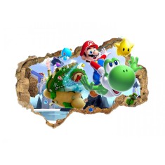 Sticker decorativ cu Mario, 70 cm, 1108STK