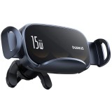Incarcator Auto Wireless Baseus LightChaser, 15W, 2.4A, Negru C40355901111-00